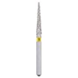 Kerr Diamond Bur - BluWhite - 713SF - Flat End Taper - High Speed, Friction Grip (FG), 5-Pack