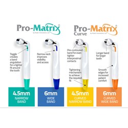 Young Pro-Matrix Band - Narrow - 4.5mm Straight - Green, 50-Pack