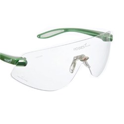 Hogies Safety Glasses - Tinted - Silver Metallic Frames