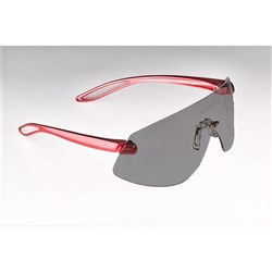 Hogies Safety Glasses - Tinted - Red Metallic Frames