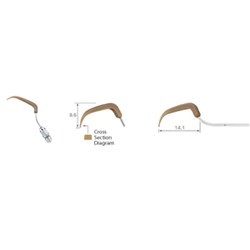 NSK Ultrasonic Scaler Tips - VP26R - Perio-Control Maintenance Tip - Right Curved, 3-Pack