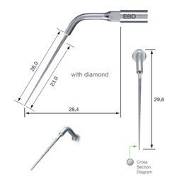 NSK Endo Tip - E8D Varios Ultrasonic Scaler  Satelec RC Enlargement