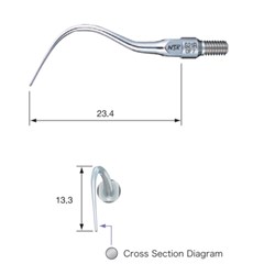 NSK Tip - S21R Perio Type for 950 and S900 Air Scalers