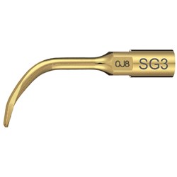 NSK VarioSurg Series - Bone Scraper - SG3 - TiN Coating - Triple Sided Edge Spatula Tip - Single Edged Scraper