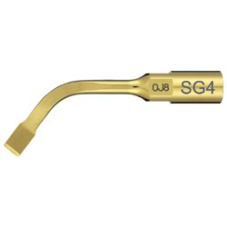 NSK VarioSurg Series - Bone Scraper - SG4 - TiN Coating - Edge Spatula Tip - Double Edges Scraper