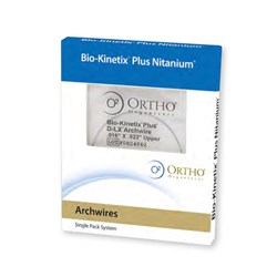 NAOL Universal Bio-Kinetix Plus Thermal Nitanium Archwire, 018X025 D-LX (Damon Arch Shape), 10-Pack