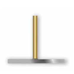 NAOL Posted Stainless Steel Archwire, 017X025, 36mm, 10-Pack
