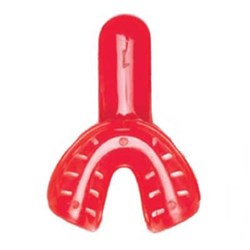 NAOL Redi-Lock Impression Tray, Lower Red, Child Small, 50-Pack