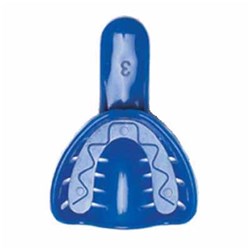 NAOL Redi-Lock Impression Tray, Upper Blue, Child Large, 50-Pack