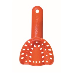 NAOL Dura-Lock Upper Impression Tray, Size 2 - Orange, 10-Pack