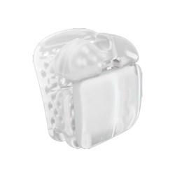 NAOL Carriere SLX 3D Clear Brackets, 022, LL3 0T Standard Torque with Hook, 5-Pack