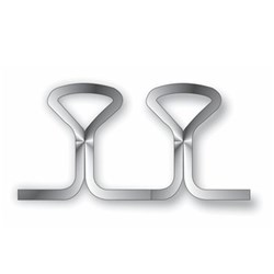 NAOL Right Form Keyhole Archwire 4 Looped, 019X025, 26mm, 10-Pack