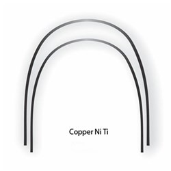 NAOL Copper Ni Ti without Stops, 016, Upper - Right Form, 10-Pack