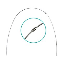 NAOL D-Form Copper Ni Ti Wire with Stops, 016X025 - Universal, 10-Pack