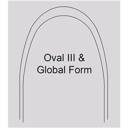 NAOL Stainless Steel Global Form, 014 Upper - Bright Finish, 50-Pack