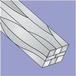 NAOL Stainless Steel Braided Archwire, 016X016, Lower, 10-Pack