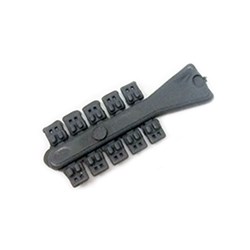 NAOL Rotation Wedges, Gray, 100-Pack