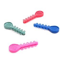 NAOL Glide-Ties Mini - Turquoise, 1000-Pack