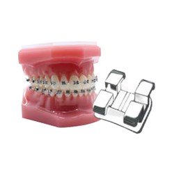 NAOL Accutwin (MBT) Brackets, 022, Upper & Lower 5X5 with Hooks (1 Handypack Set)