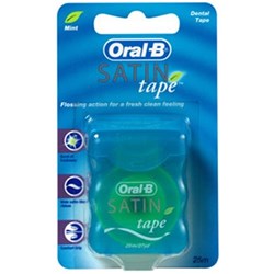 ORAL B Satin Tape 25m Pack of 6