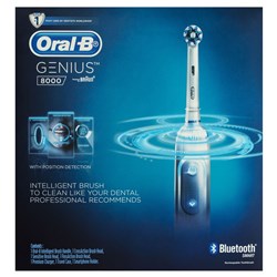 Oral B Electric Toothbrush - Genius Series 8000 - Silver
