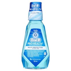 Oral B Pro Health Mouth Rinse - Multi Protection - Mint - 500ml Bottle