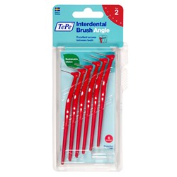 Tepe Angle Brush Red 0.5mm Pack of 6