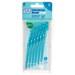 Tepe Angle Brush Blue 0.6mm Pack of 6