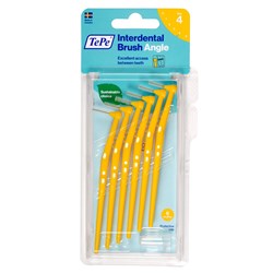 TePe Angle Brush - Yellow - 0.7mm, 6-Pack