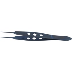 TITANIUM MICRO SURGICAL TISSUE FORCEP STR 110mm NON SERRATED