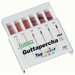 Roeko Gutta Percha Points - Assorted - Sizes 15-40 - Drawer Box, 100-Pack