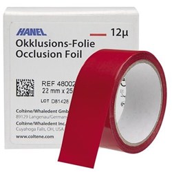 Roeko Hanel Occlusion Foil - Red - Single Sided - 22mmx25m - 12u Roll