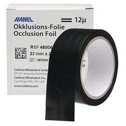 Roeko Hanel Occlusion Foil - Black - Double Sided - 22mmx25m - 12u Roll