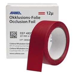 Roeko Hanel Occlusion Foil - Red - Double Sided - 22mmx25m - 12u Roll