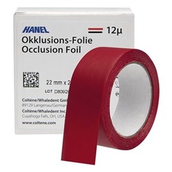 Roeko Hanel Occlusion Foil - Red/Black - Double Sided - 22mmx25m - 12u Roll