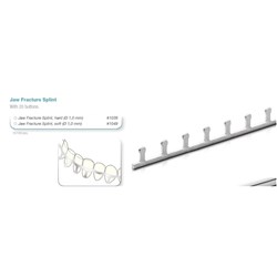 Scheu Jaw Fracture Splint - Hard - 1.0mm, 10-Pack