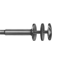 Komet Steel Mandrel - 305-080 - For Discs and Polishers - Straight (HP), 6-pack