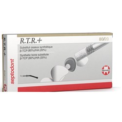 Septodont RTR+ 80/20 - Synthetic Bone Substitute - 0.5cc Syringe - 0.5-1mm Granules