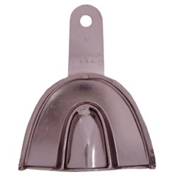 Superior Solid Stainless Steel Impression Tray - Regular Upper - Medium