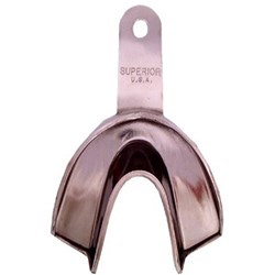 Superior Stainless Steel Impression Tray - Regular Upper - Narrow Medium