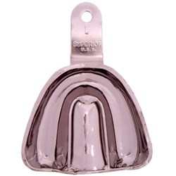 Superior Stainless Steel Impression Tray - Edentulous - Upper - Large