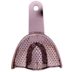 Superior Stainless Steel Impression Tray - Perforated - Regular Upper - Small