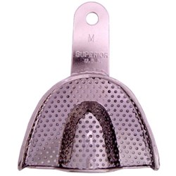 Superior Stainless Steel Impression Tray - Perforated - Regular Upper - Med