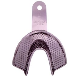 Superior Stainless Steel Impression Tray - Perforated - Regular Lower - Med