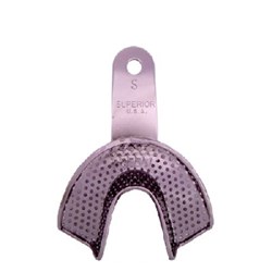 Superior Stainless Steel Impression Tray - Perforated - Pedodontics - Lower - Small