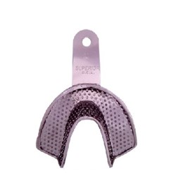 Superior Stainless Steel Impression Tray - Perforated - Pedodontics - Lower - Medium