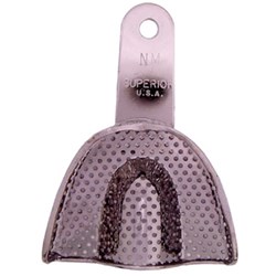 Superior Stainless Steel Impression Tray - Perforated - Regular Upper - Narrow Med