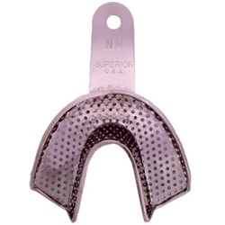 Superior Stainless Steel Impression Tray - Perforated - Regular Lower - Narrow Med