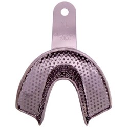Superior Stainless Steel Impression Tray - Perforated - Regular Lower - X Large