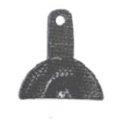 Superior Stainless Steel Impression Tray - Perforated - Partial Upper - Anterior